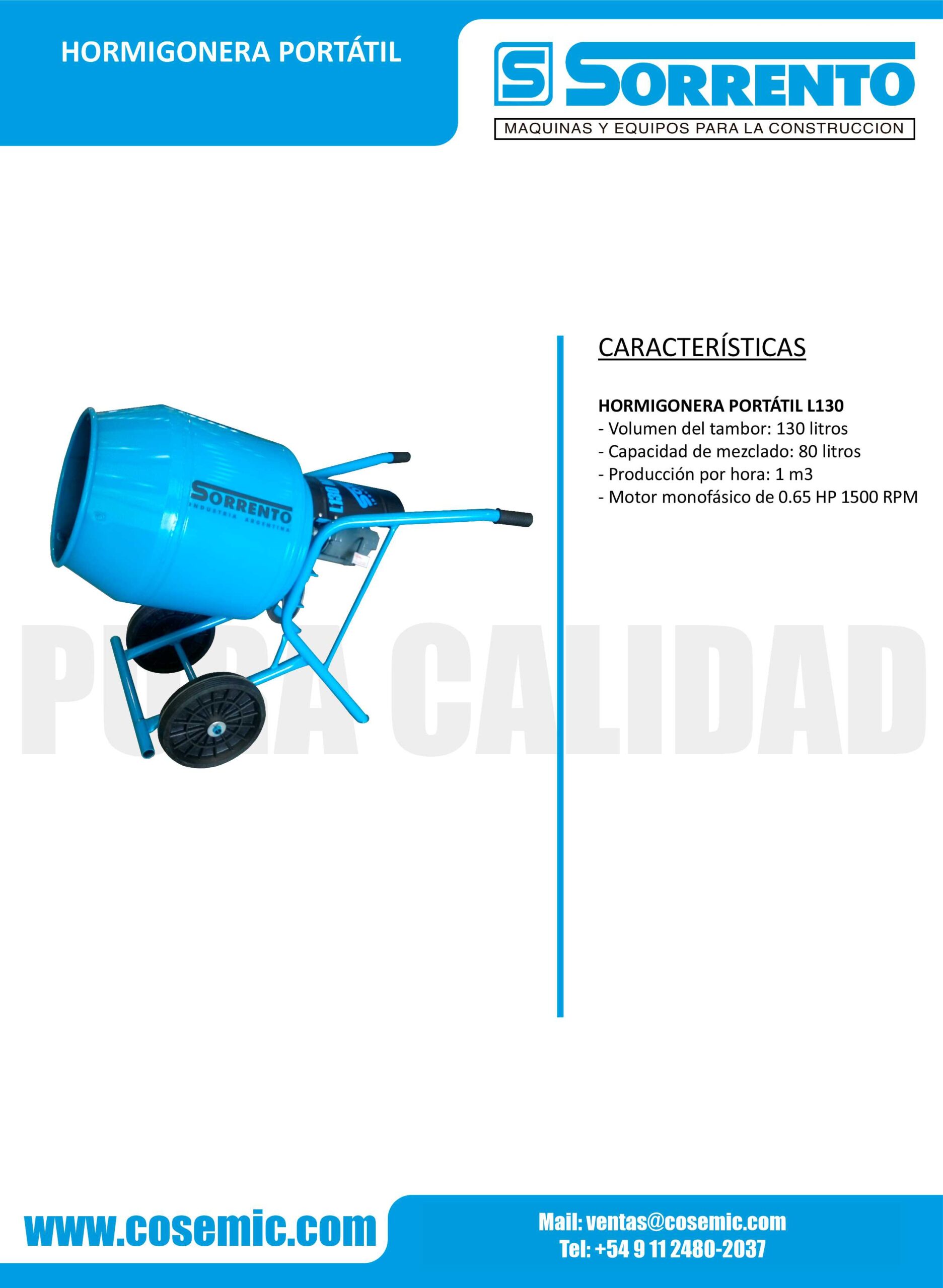 Hormigonera Portatil