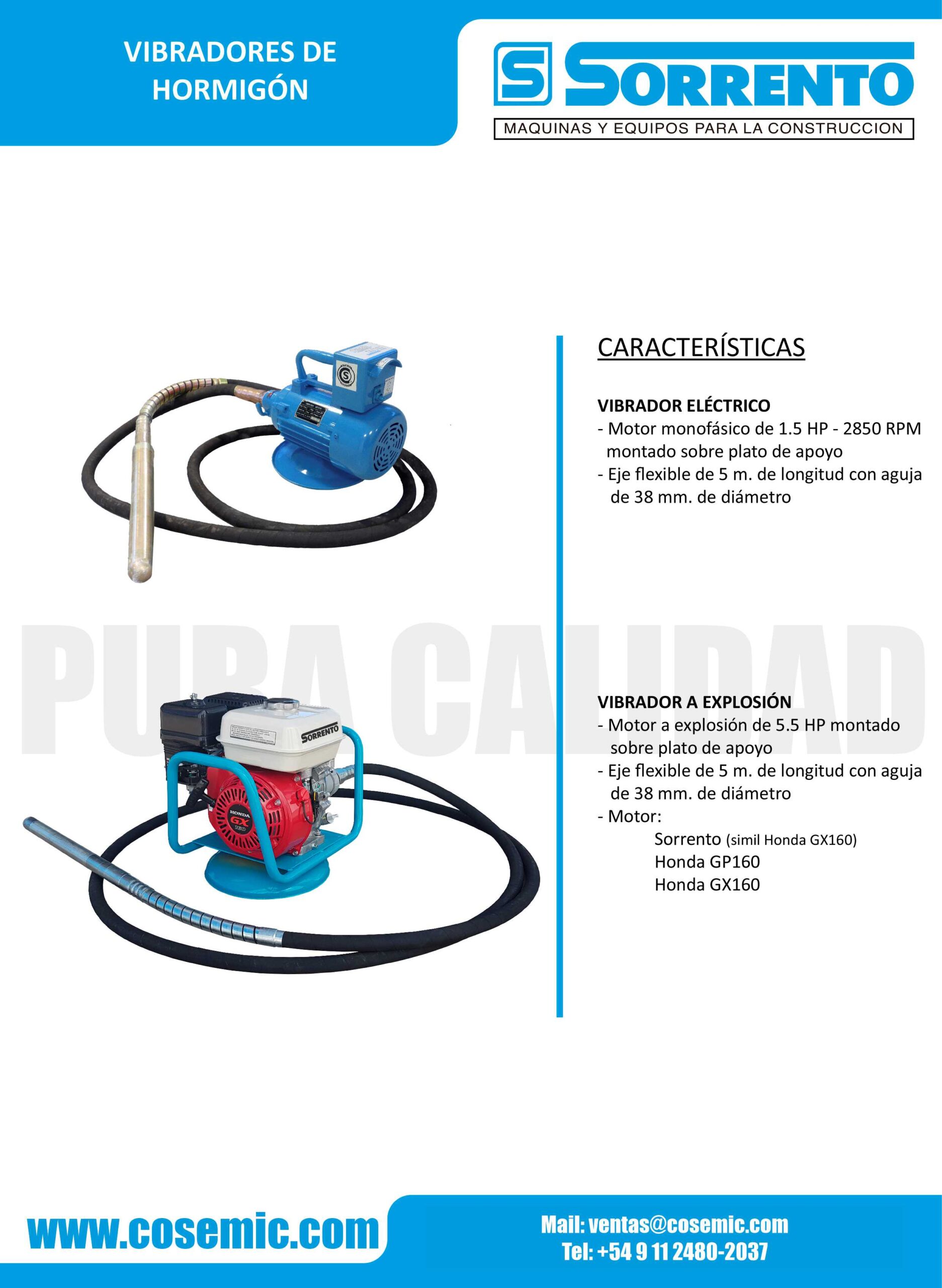 Vibrador de Hormigon